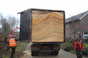 Hout versnipperen
